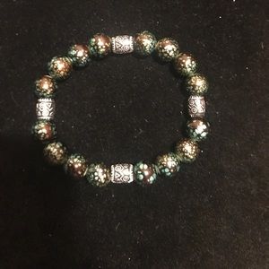 Beaded tribal bracelet