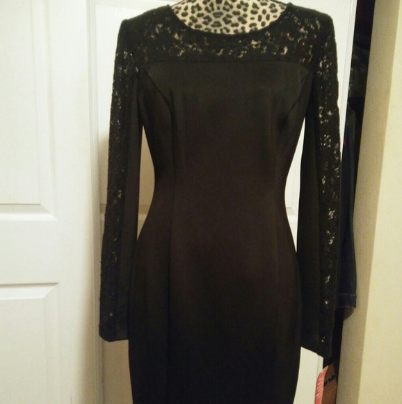 Jessica Simpson Dresses & Skirts - Black flower lace jessica simpson!! new dress!!!