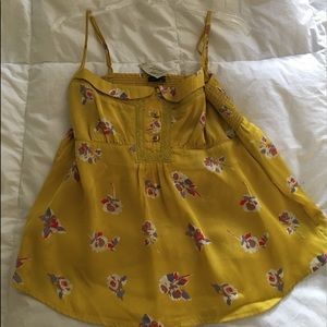 American eagle floral Silk Top