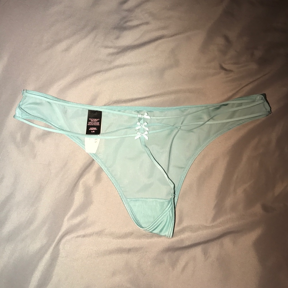 NWT VS thong with strappy back.