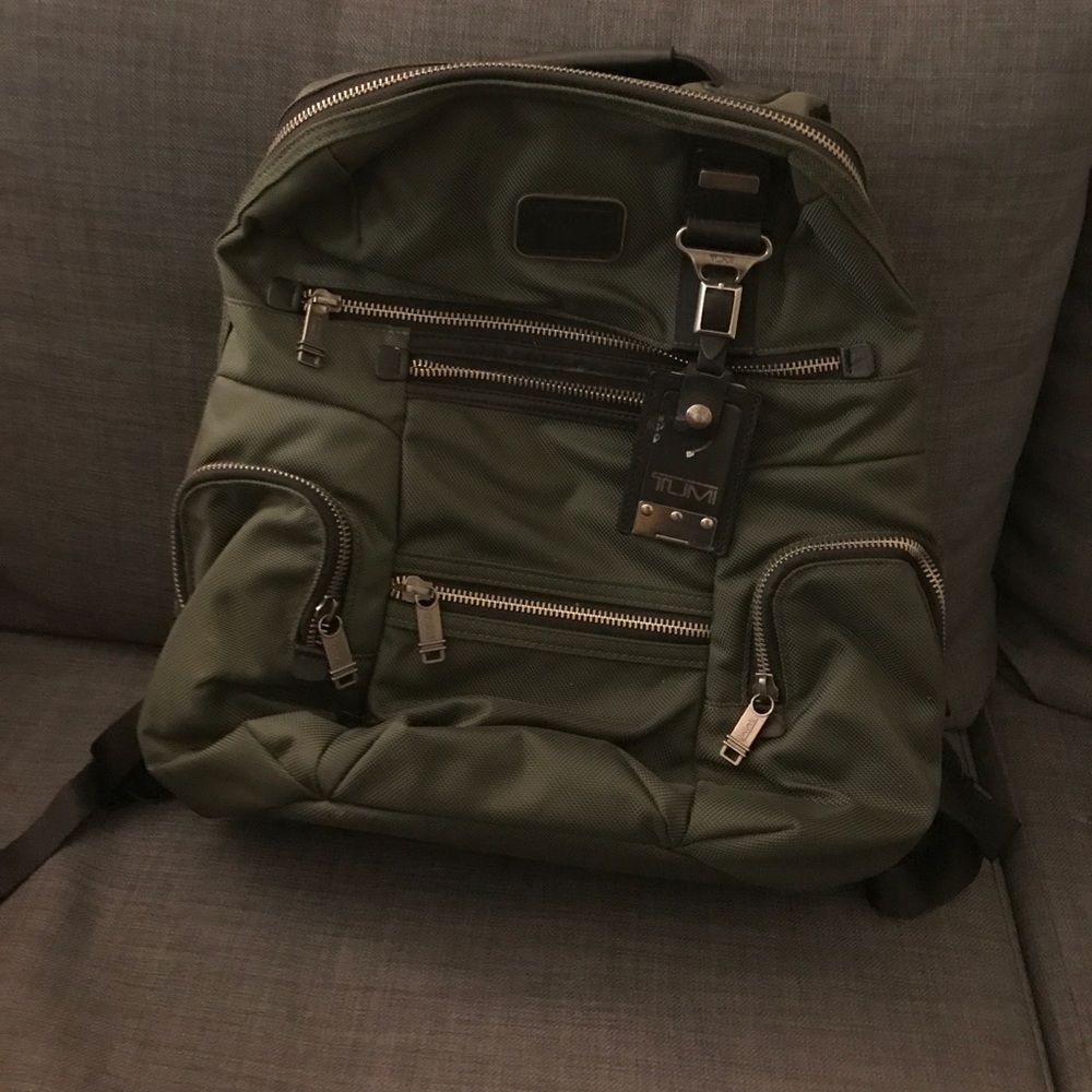 Tumi Men's Green Bravo Backpack