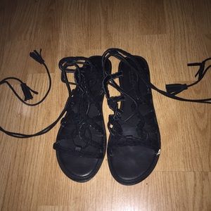 American Eagle 10 Braided Gladiator Sandals