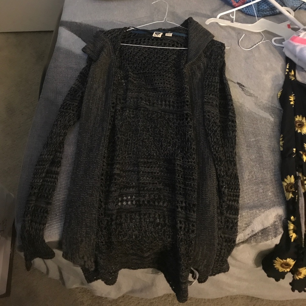 Roxy gray cardigan