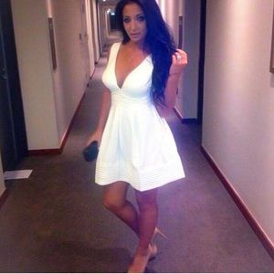 Designer white dress