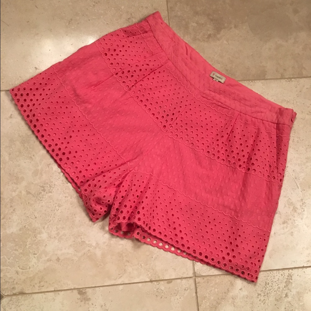 Cremieux eyelet shorts