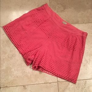 Cremieux eyelet shorts