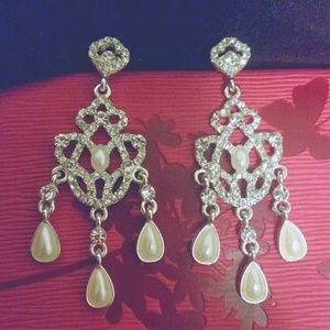 Elegant Crystal Chandelier Earrings