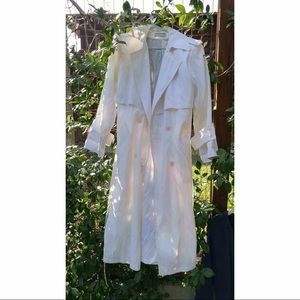 White trench coat