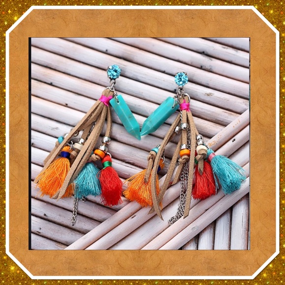 eManco Jewelry - Bohemian Tassel Earrings eManco Jewelry - Bohemian Tassel Earrings