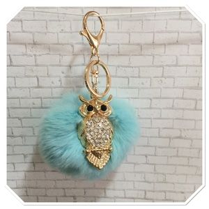 Boutique Jewelry - Jeweled Owl Purse Charm Boutique Jewelry - Jeweled Owl Purse Charm