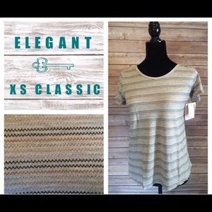 XS Lularoe Elegant Classic Tee Shirt NWT