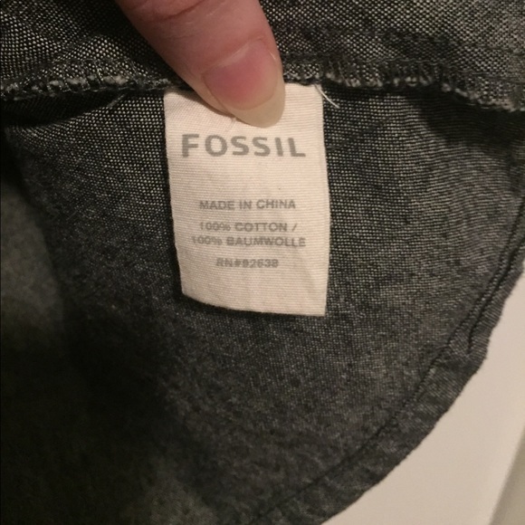 Fossil Button Down Top - Picture 2 of 5