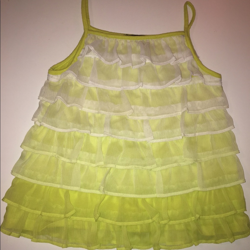 Lime green baby gap