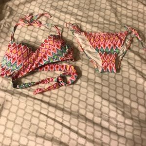 Victoria secret cool ikat foil bikini