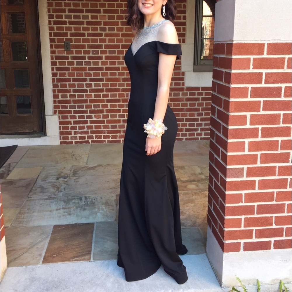 ONE DAY SALE ONLY (black prom dress)