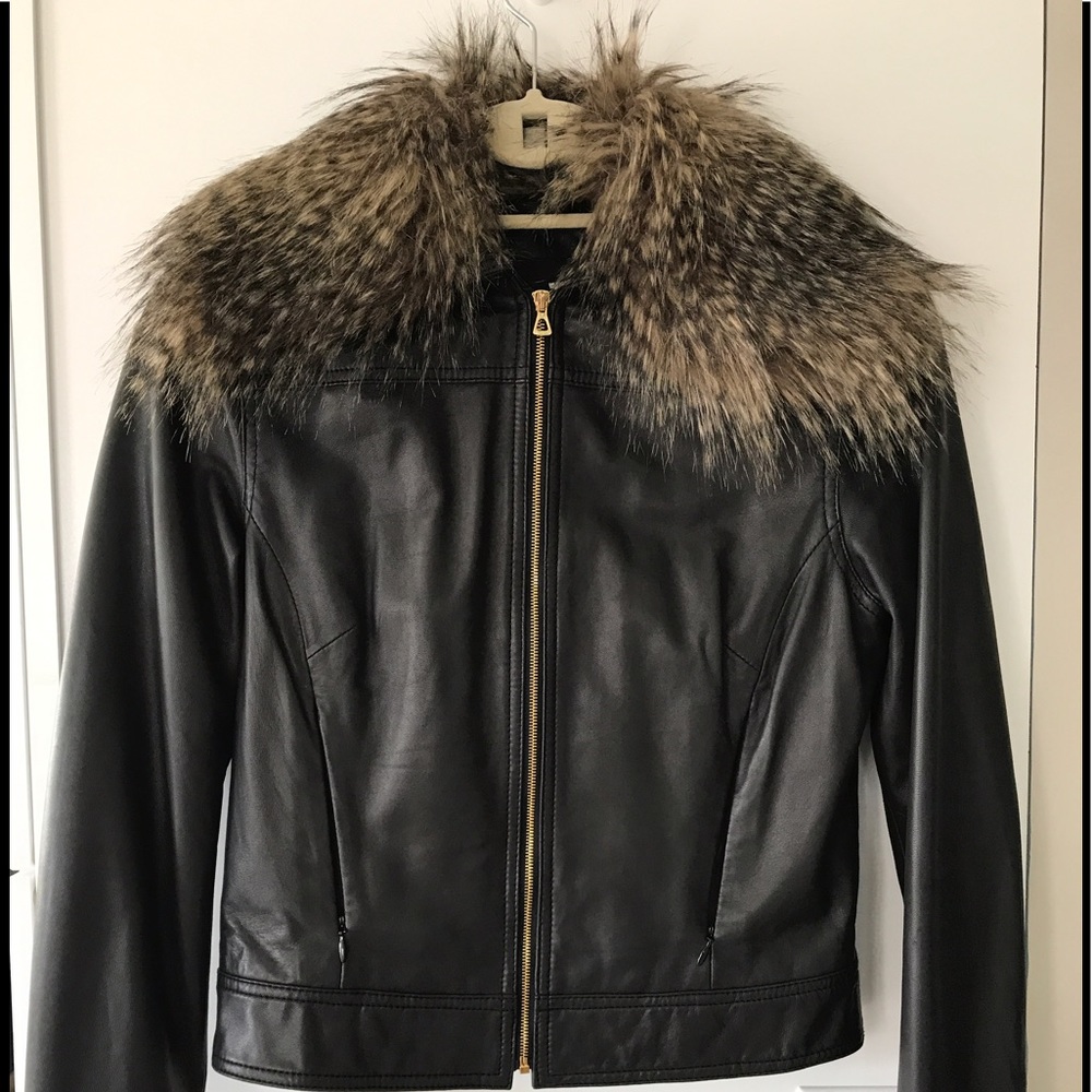 L'agence Leather jacket size 4