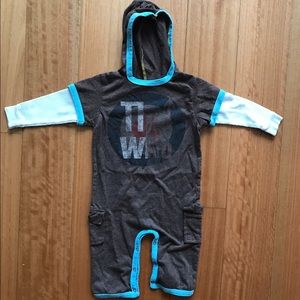 The Who Rowdy Sprout one piece. 6-12 months.