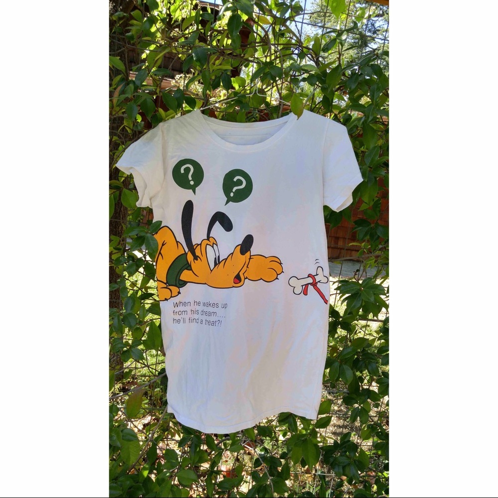 SOLD Pluto Disney character long tshirt