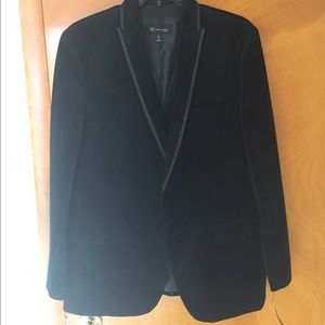 Men's INC Suede Jacket LG, Black