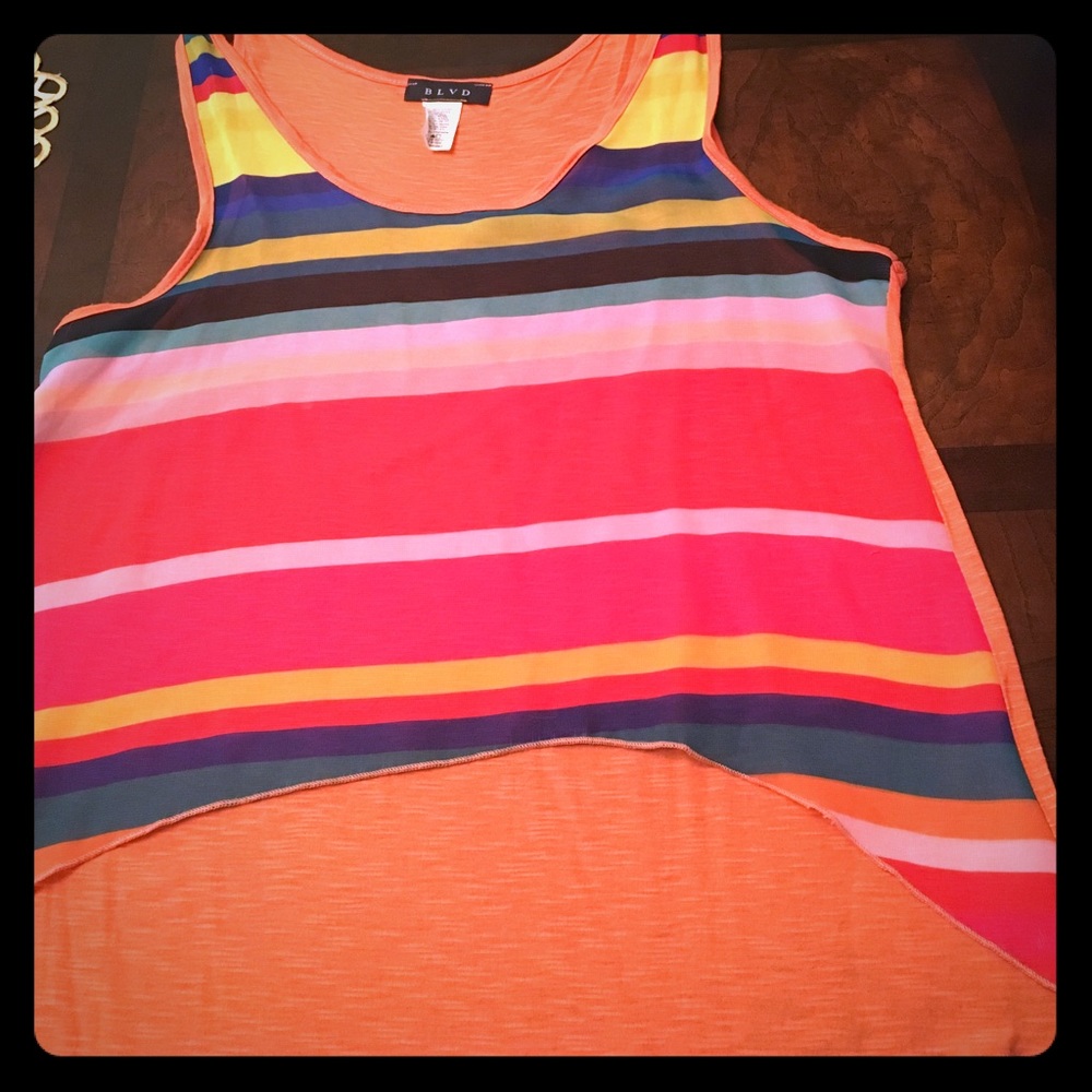 Multi color top