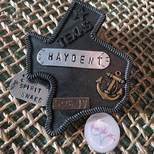 ✨Custom Bundle Belt Buckle & Cancer Cuff✨