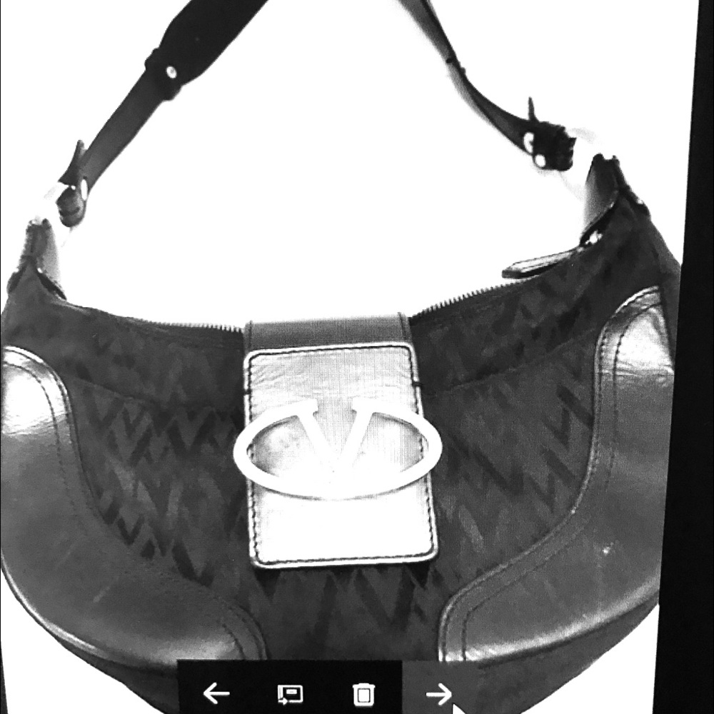 Valentino vintage black tote bag