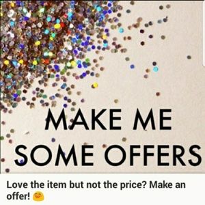 Make reasonable offers