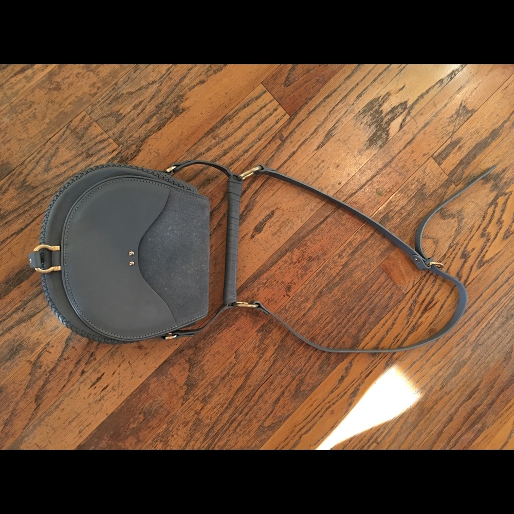 Sancia Babylon Bar Bag Suede