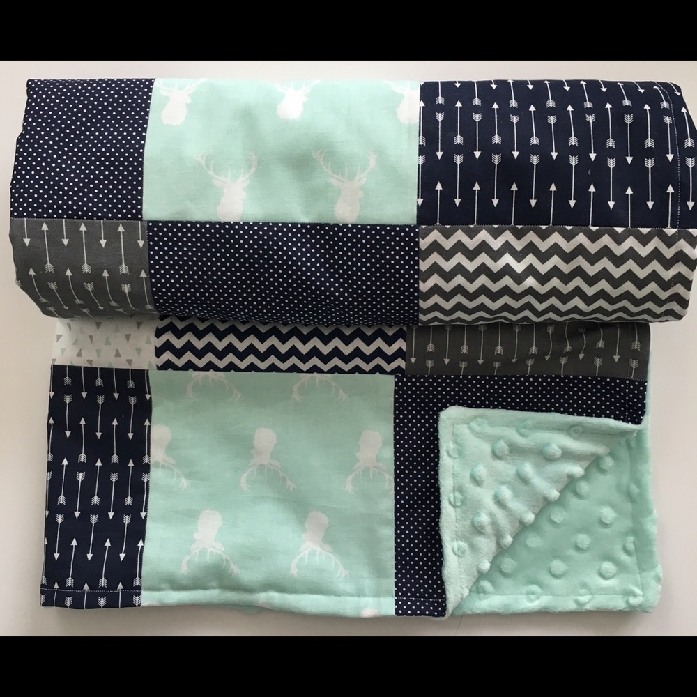 Patchwork Baby Blanket - Picture 4 of 4