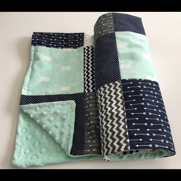 Patchwork Baby Blanket - Picture 3 of 4