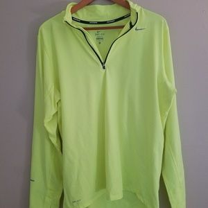 Men's NIKE 3/4 Zip Running Pullover