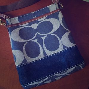 Coach cross body purse