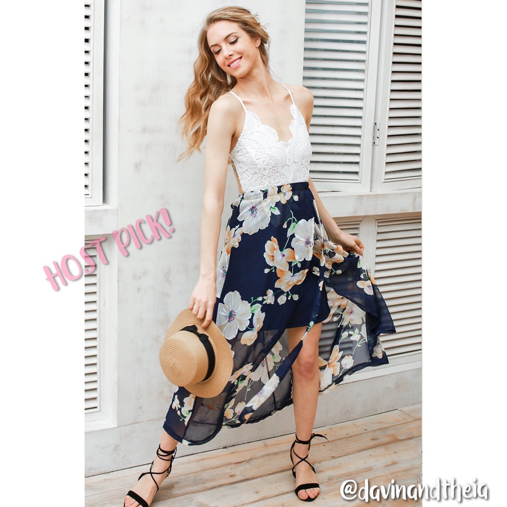 HP 4X 💖 Sexy Back Lace Summer Dress