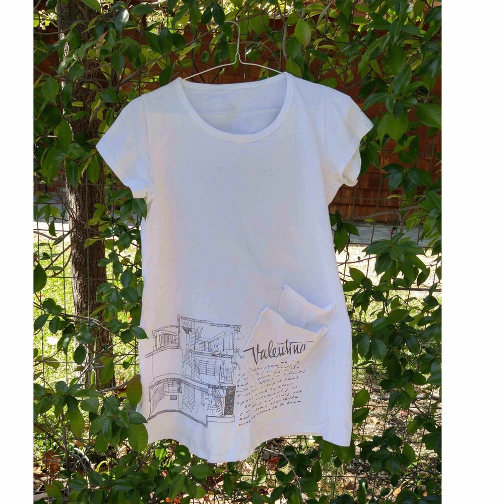 SOLD Casual long tshirt onepiece dress w/pockets