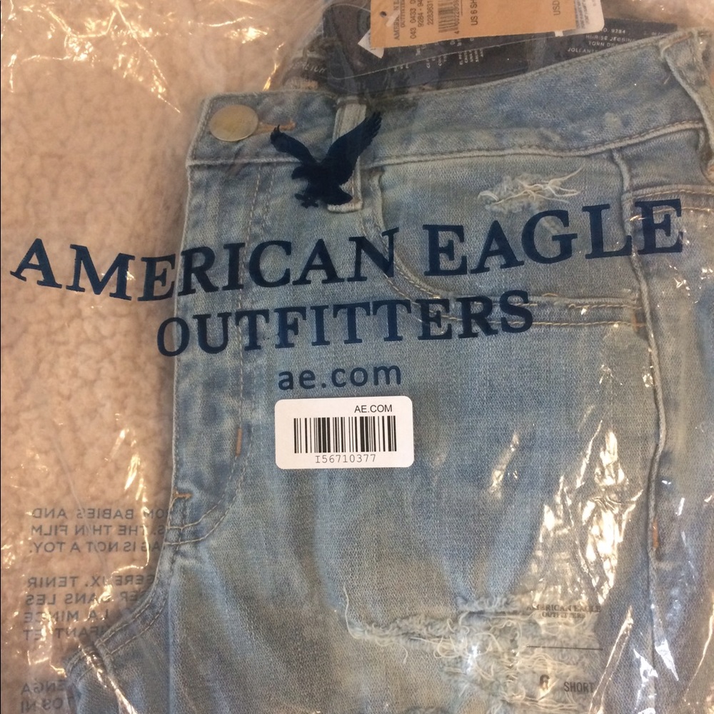 American Eagle High Waist Distressed Jeggings