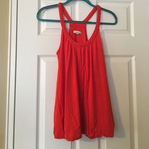 Worn once! Coral tank top