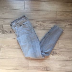 Old Navy light gray skinny jeans, size 12 regular