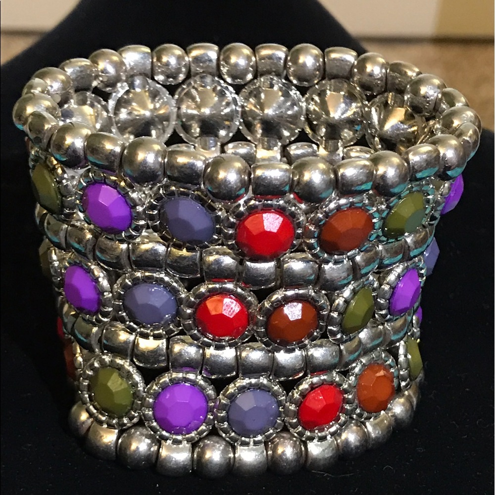 Boho stretch bracelet.