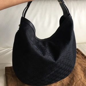 authentic Gucci hobo bag in GG canvas