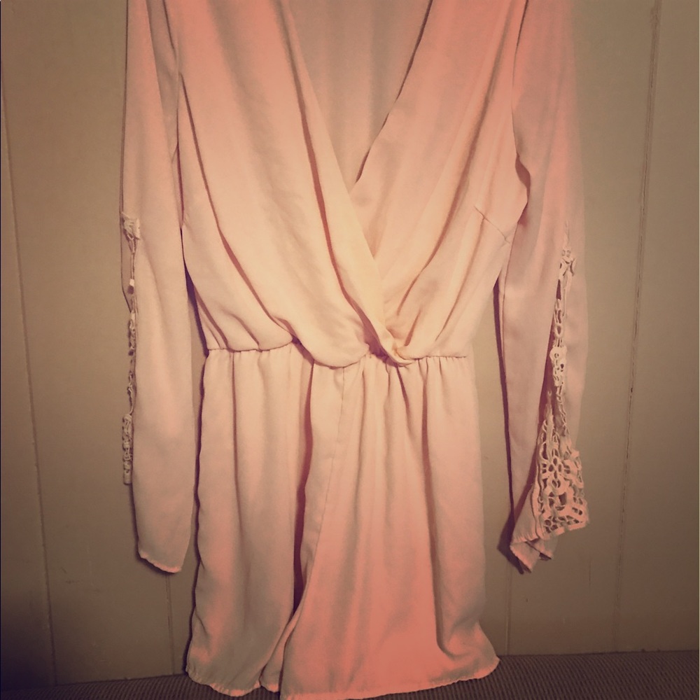 Peach Romper!
