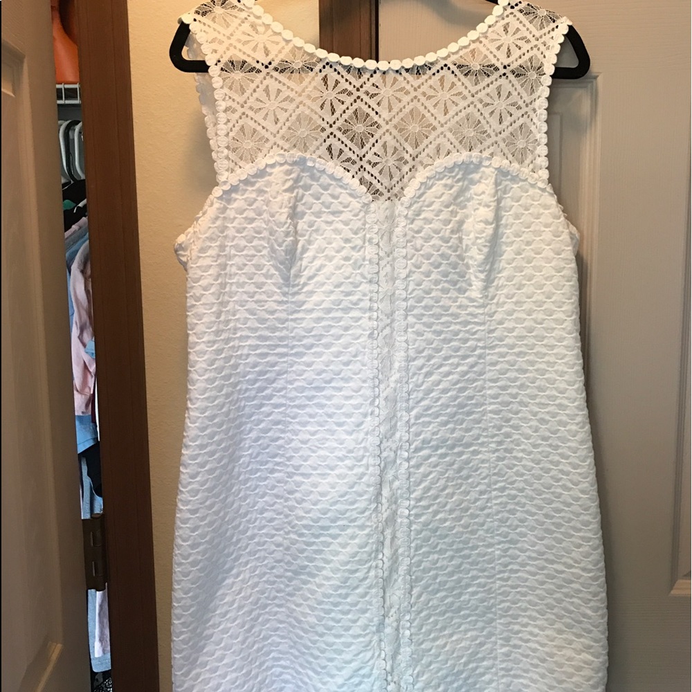Lilly Pulitzer Sofia White Shift Dress