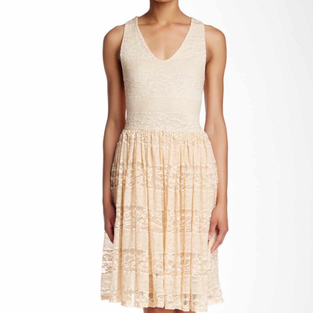Painted threads dress