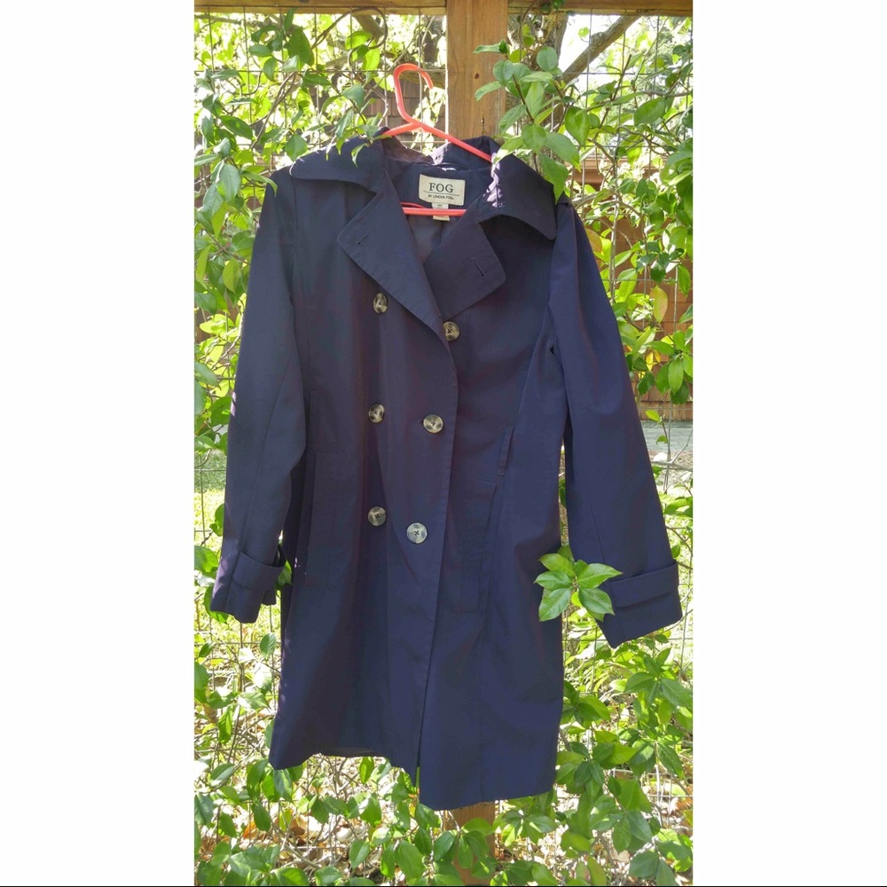 London Fog Purple trench coat