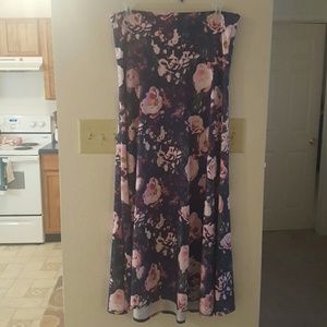 LuLaRoe Floral Maxi Skirt - LIKE NEW