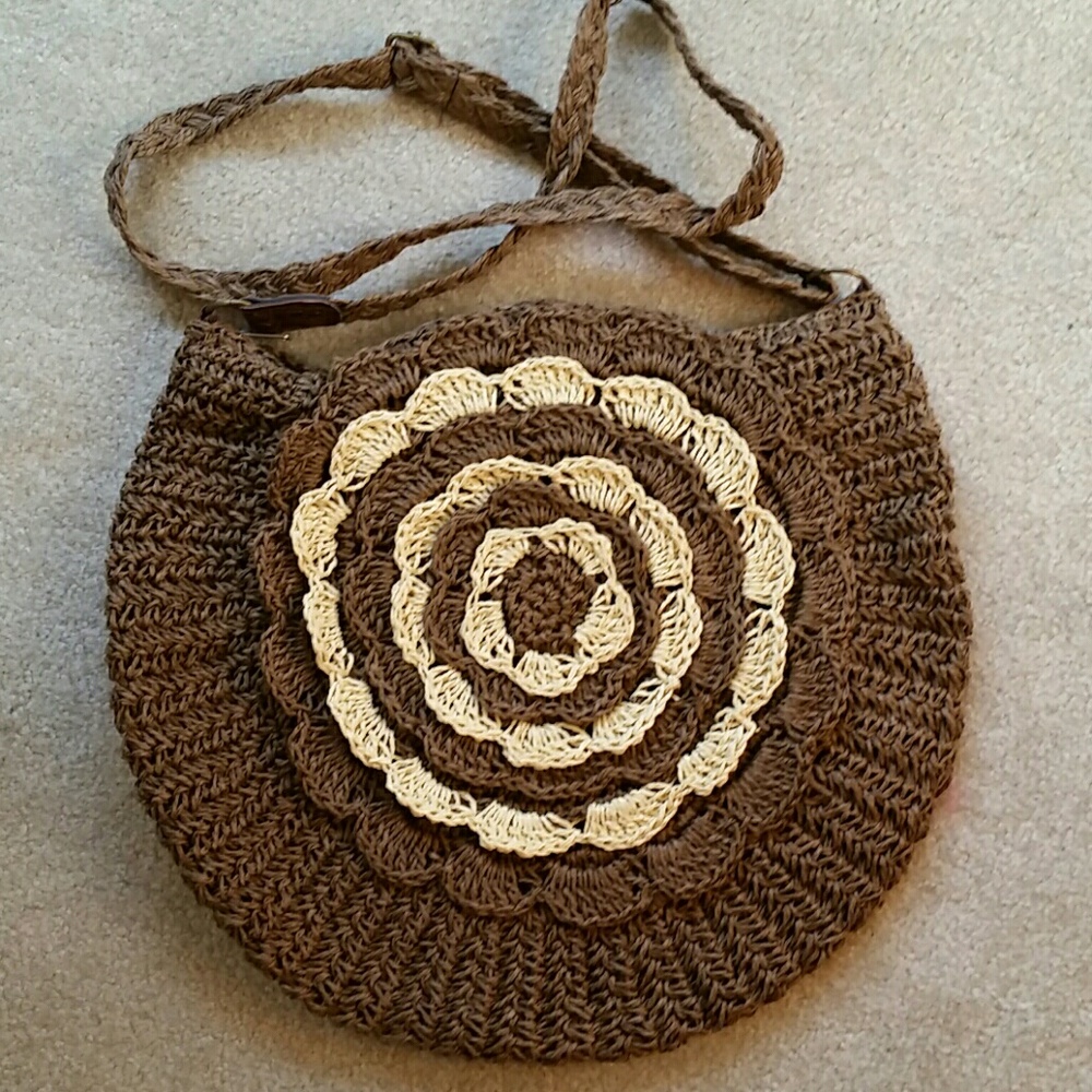 Round Straw Boho Bag - Picture 4 of 4