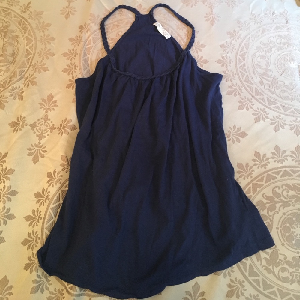 Forever 21 blue racerback tank. Medium