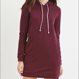 🐙 F21 hoodie dress