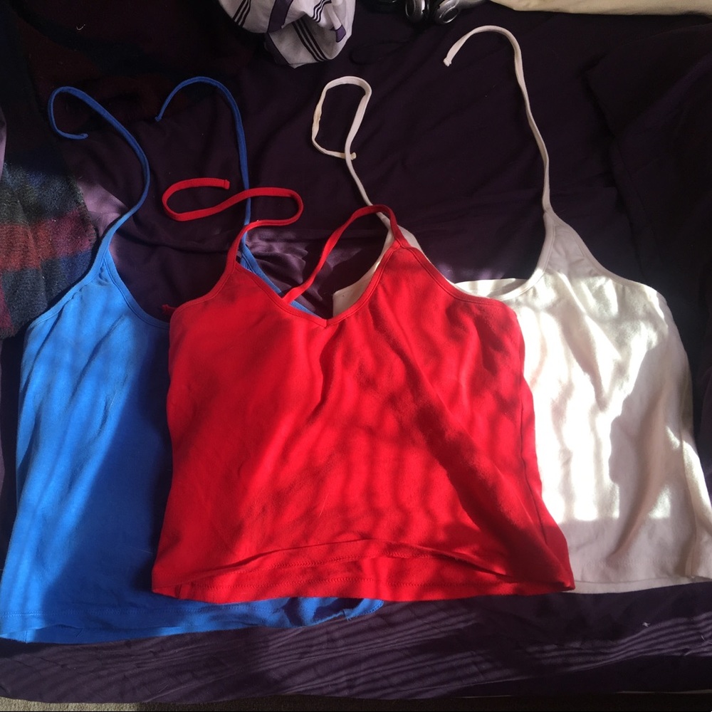 SOLD Halter Tops**WHITE & BLUE ONLY