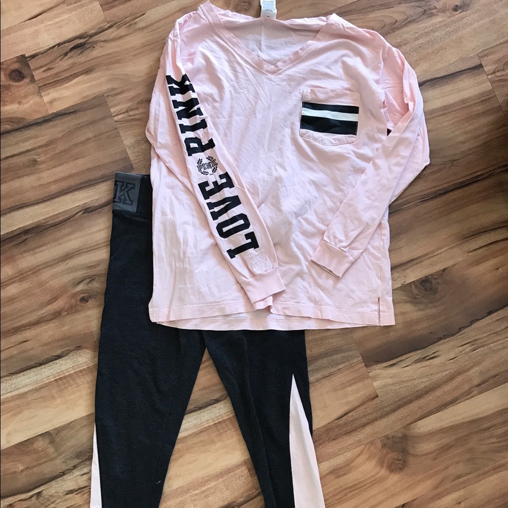 Pink room yoga set