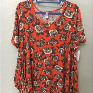 Large Beauty and the Beast Roses Perfect T Lularoe